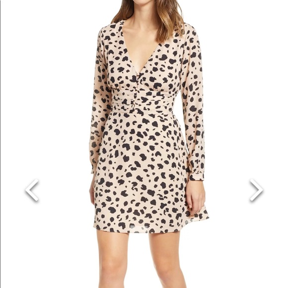 Socialite Cheetah Print Dress - Picture 1 of 8